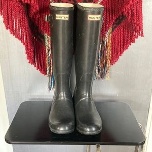 Hunter rain muck boots Womens 9